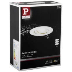 PAULMANN LED-Einbauleuchte »Nova«, GU10, Dimmbar, Inkl. Leuchtmittel In Warmweiß -Leuchten Verkaufsladen unnamed file 7326