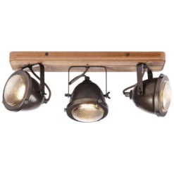 BRILLIANT Spotbalken »Carmen Wood«, E27, Ohne Leuchtmittel -Leuchten Verkaufsladen unnamed file 7449