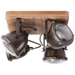 BRILLIANT Spotquadrat »Carmen Wood«, E27, Ohne Leuchtmittel -Leuchten Verkaufsladen unnamed file 7470