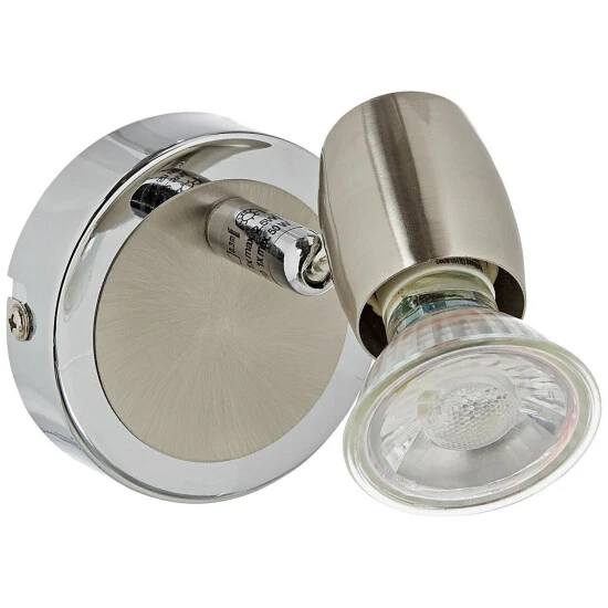 BRILLIANT LED-Wandleuchte »Wesley«, GU10, Inkl. Leuchtmittel In Warmweiß 1 BRILLIANT LED-Wandleuchte »Wesley«, GU10, Inkl. Leuchtmittel In Warmweiß