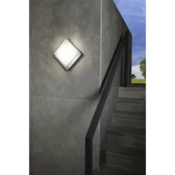 EGLO Wand-/Deckenleuchte »INFESTO 1«, Edelstahl, Kunststoff, 3000K -Leuchten Verkaufsladen unnamed file 7709