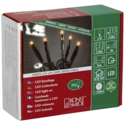 KONSTSMIDE Lichterkette, 5,38 M Mit 35 LED, Bernsteinfarben -Leuchten Verkaufsladen unnamed file 7932