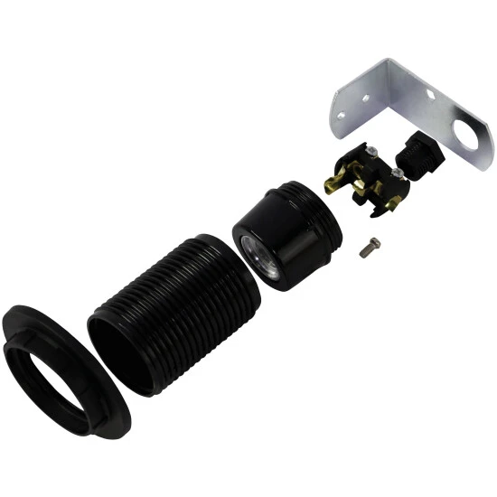 REV Fassung, Kunststoff, E14, Schwarz 2 REV Fassung, Kunststoff, E14, Schwarz – Bild 2