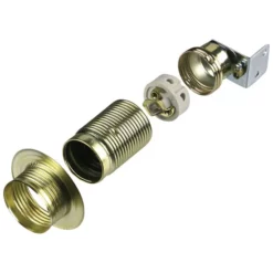 REV Fassung, Eisen, E27, Goldfarben 4 REV Fassung, Eisen, E27, Goldfarben -Leuchten Verkaufsladen unnamed file 7979