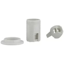 REV Fassung, Kunststoff, E14, Weiß