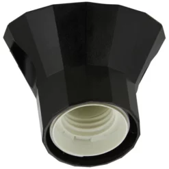 REV Fassung, Kunststoff, E27, Schwarz