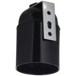 KOPP Fassung, Kunststoff, E14, Schwarz