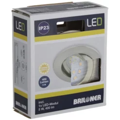 BRILONER LED-Einbauleuchte »ATTACH«, Inkl. Leuchtmittel In Warmweiß -Leuchten Verkaufsladen unnamed file 8153