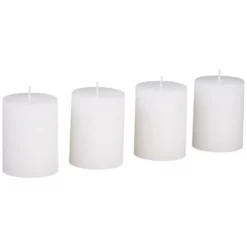 CASAYA Stumpenkerze »Raureif«