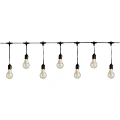 LUMINEO Lichterkette »Birne«, Warmweiß, Netzbetrieb, Kabellänge: 9,5 M