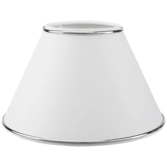 Various Lampenschirm, Weiß | Chrom, 20 Cm 1 Various Lampenschirm, Weiß | Chrom, 20 Cm