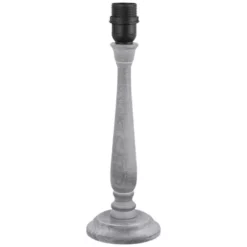 Various Lampenfuß, Berta, E27, Steingrau, 60 W