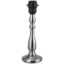 Various Lampenfuß, E27, Silber, 40 W