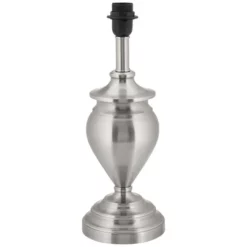 Various Lampenfuß, E27, Nickel, 40 W