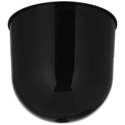 REV Lampenbaldachin, 1-fach, Schwarz, Kunststoff, Glänzend