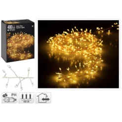 Lichterkette, 480 Lichter, Warmweiß