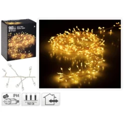 Lichterkette, 960 Lichter, Warmweiß