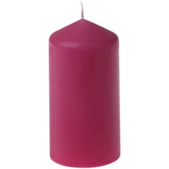 CASAYA Kerze »glatte Ware«, Pink, Einfarbig, 1 Stück