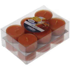 Steinhart Kerze »Lichte«, Orange, Einfarbig, 12 Stück