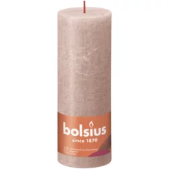Bolsius Stumpenkerze »Shine-Collection«, Rosa, 4 Stück
