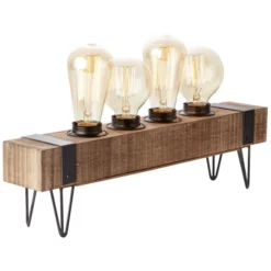 BRILLIANT Tischleuchte »WOODHILL«, E27, Höhe: 140 Cm