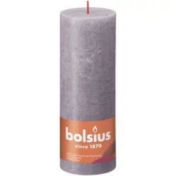 Bolsius Stumpenkerze »Shine-Collection«, Lavendel, 4 Stück