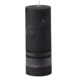 Steinhart Kerze »Raureif«, Anthrazit, Rustikal/einfarbig, 1 Stück