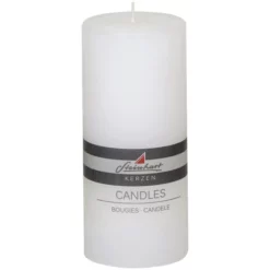 Steinhart Kerze »Raureif«, Weiß, Rustikal/einfarbig, 1 Stück