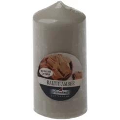 Steinhart Kerze »glatte Ware Mit Duft«, Taupe, Einfarbig, 1 Stück