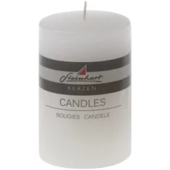 Steinhart Kerze »Raureif«, Weiß, Rustikal/einfarbig, 1 Stück