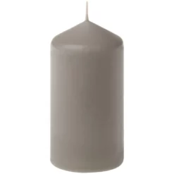 CASAYA Kerze »glatte Ware«, Taupe, Einfarbig, 1 Stück