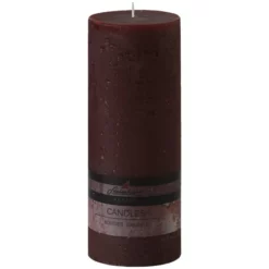 Steinhart Kerze »Raureif«, Altrot, Rustikal/einfarbig, 1 Stück