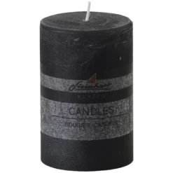 Steinhart Kerze »Raureif«, Anthrazit, Rustikal/einfarbig, 1 Stück