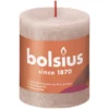 Bolsius Stumpenkerze »Shine-Collection«, Rosa, 4 Stück