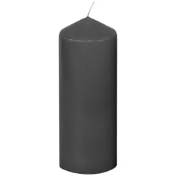 Steinhart Kerze »glatte Ware«, Grau, Einfarbig, 1 Stück