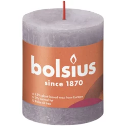 Bolsius Stumpenkerze »Shine-Collection«, Lavendel, 4 Stück