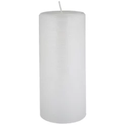 Steinhart Kerze »Glory«, Weiß, Rillen, 1 Stück