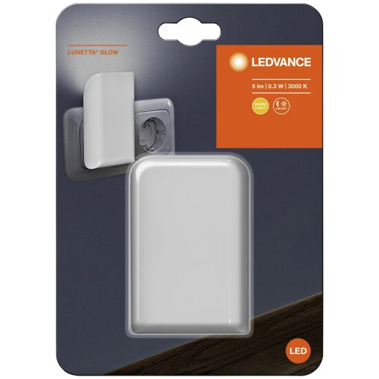 Steckdosen-Nachtlicht, Fest Integriert, Inkl. Leuchtmittel, Höhe: 6 Cm 3 Steckdosen-Nachtlicht, Fest Integriert, Inkl. Leuchtmittel, Höhe: 6 Cm – Bild 3