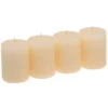 CASAYA Stumpenkerze, Creme, Raureif, 4 Stück -Leuchten Verkaufsladen unnamed file 8992