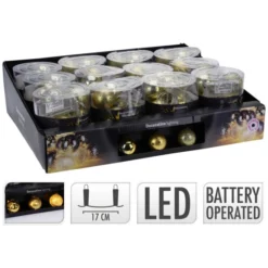 Koopmann Lichterkette, 10 Lichter, Warmweiß