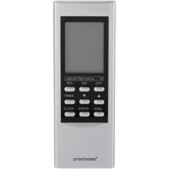 SMARTWARES Funkschalter-Fernbedienung, Graumetallic, Inkl. Batterien -Leuchten Verkaufsladen unnamed file 9050