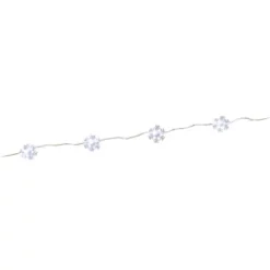 CASAYA LED-Lichterkette »Micro-Schneeflocke«, 20 Lichter, Kaltweiß