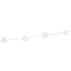 CASAYA LED-Lichterkette »Micro-Schneeflocke«, 40 Lichter, Kaltweiß