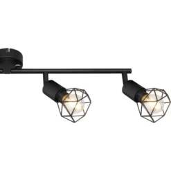 GLOBO Strahler »XARA«, 4-flammig, Metall, Schwarz 8 GLOBO Strahler »XARA«, 4-flammig, Metall, Schwarz -Leuchten Verkaufsladen unnamed file 9188