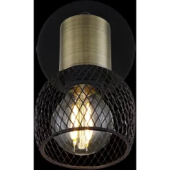 GLOBO Strahler »FIASTRA«, 1-flammig, Metall, Mattschwarz -Leuchten Verkaufsladen unnamed file 9201