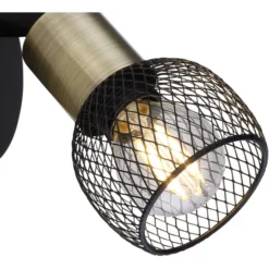 GLOBO Strahler »FIASTRA«, 1-flammig, Metall, Mattschwarz -Leuchten Verkaufsladen unnamed file 9204