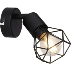 GLOBO Strahler »XARA«, 1-flammig, Metall, Schwarz 5 GLOBO Strahler »XARA«, 1-flammig, Metall, Schwarz -Leuchten Verkaufsladen unnamed file 9206