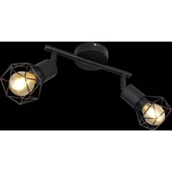 GLOBO Strahler »XARA«, 2-flammig, Metall, Schwarz 10 GLOBO Strahler »XARA«, 2-flammig, Metall, Schwarz -Leuchten Verkaufsladen unnamed file 9214