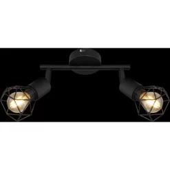 GLOBO Strahler »XARA«, 2-flammig, Metall, Schwarz 12 GLOBO Strahler »XARA«, 2-flammig, Metall, Schwarz -Leuchten Verkaufsladen unnamed file 9216