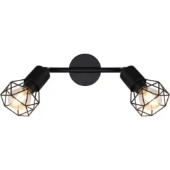 GLOBO Strahler »XARA«, 2-flammig, Metall, Schwarz 13 GLOBO Strahler »XARA«, 2-flammig, Metall, Schwarz -Leuchten Verkaufsladen unnamed file 9217